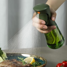 FUSAYUKI Light-Proof Glass Oil Sprayer For Cooking Air Fryer Salad BBQ,250ml Olive Oil (2)