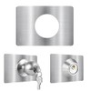 MOSECYOU Door Reinforcement Plate, Door Lock Repair Plate, Door Knob/Lever/Deadbolt
