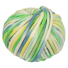 LANA GROSSA Gelato Soft Filled Cotton Tube Band with Colourful Speckle Print Hand Knitting Yarn Made of 52% Cotton and 48% Polyamide 100 g Wool for Knitting & Crocheting 80 m Yarn