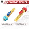 Chillerk 2 Pack R134A Valve Core Quick Remover Installer Tool,High