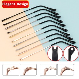 TORWOL Metal Glasses Arm Replacement Legs Replacement Eyeglass Arm,Glasses Repair Kit,DIY Temples