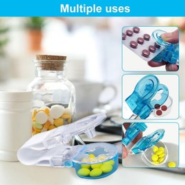 Portable Pill Taker 2025 New Pill Popper Tool, Pill Extractor Tool Blister Pack Opener Popper Assistance Tool, Pill Popper Household Gadgets for The Elderly, Disabled, Arthritis Hands (3)