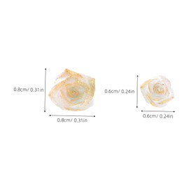 NOLITOY 100pcs Gradual Camellia Flower Nail Art Decorations for DIY Manicure for All to Apply Romantic Touch for Any Occasion
