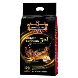 TNI King Coffee 3-in-1 Instant Coffeemix Sticks, Medium, 0.56 oz, 120 ct