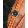 [hemsut h] Genuine Leather Watch Band, Perforated Design, Soft and