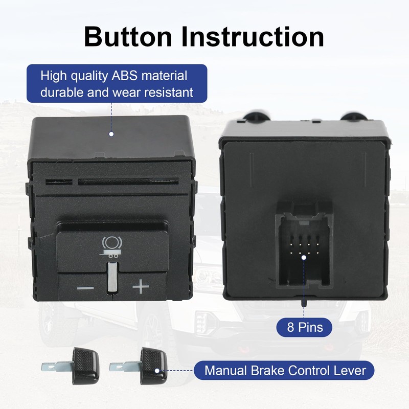 84108373 Trailer Brake Control Switch Compatible with 2015-2020 Chevy Silverado