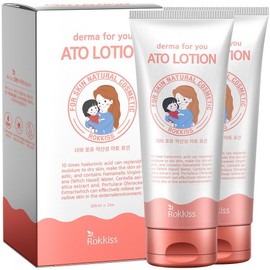 Rocky's Derma For You Mildly Acidic Ato Lotion, 2 units, 200ml / 록키스 더마 포유 약산성 아토 로션, 2개, 200ml