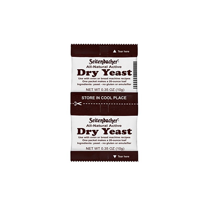 Seitenbacher Active Dry Yeast, 0.35 Ounce (Pack of 32)