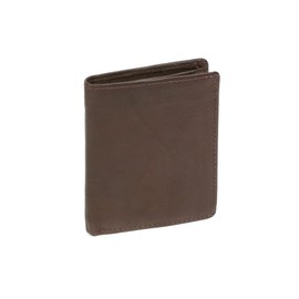 Wallet purse portemonnaie poke for men and women Vintage-Style LEAS, Genuine leather, brown - ''Classic-Collection''