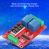 Time Delay Relay Multi Functional 2-Channel Self Lock Cycle Timing
