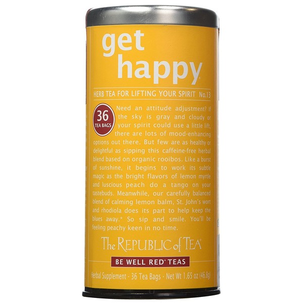 Get Happy – No. 13 Lifting your Spirits Tea, No Caffeine, 36 Tea Bags