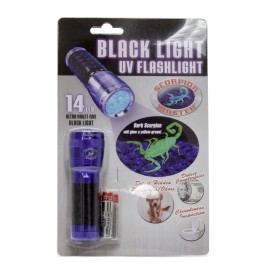 Scorpion UV Flashlight Detects Scorpions Rat Mouse Urine Pet Stains Freon Leaks