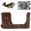 Mugast Camera Case Cover,PU Leather Half Body Shell Protector with