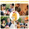 TOYMIS Positive Graduation Duck with Inspirational Card, 3.15 Inch Hand-Knitted