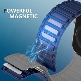 Lamshaw Compatible with HOIFA Smart Watch Bands, 22mm Silicone Sport Strap Watchband Compatible with HOIFA P98 1.96", CASCHO P98 Smart Watch, P98 Smart Watch (Blue, 22mm size band)