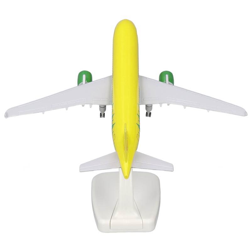 Aircraft Model Detachable Alighting Carriage Decoration Yellow Alloy Plane Model