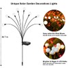 Solar Garden Lights Outdoor Decorations: 4 Pack Upgraded 8 LED