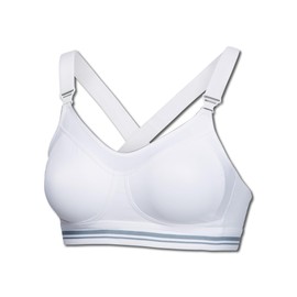 Schiesser Women's Sports Bra with Cup and Support Bra Active, White