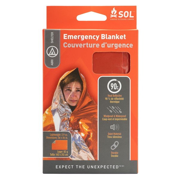 SOL (Sol) 12 132 Heat Sheet Survival Blanket