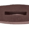 Shires Rubber Rein Stops in Brown onesize