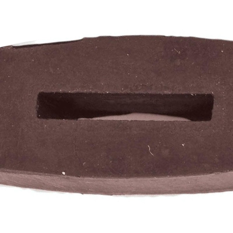 Shires Rubber Rein Stops in Brown onesize