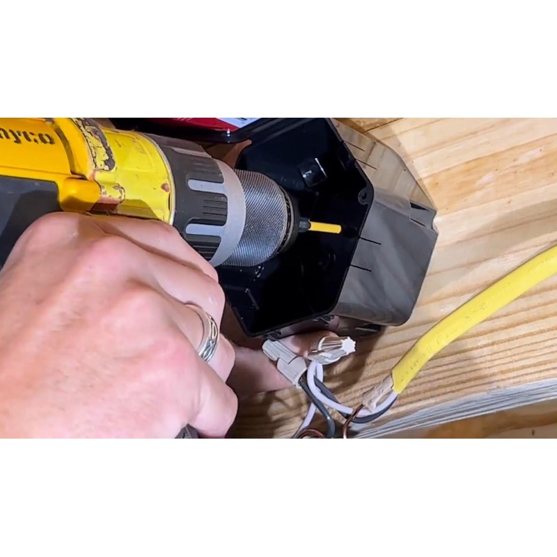 Rack-A-Tiers Open Splice Junction Box - Single, 5 Second Installation,