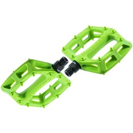 Dmr V6 Plastic Flat MTB Pedals - Green, CrMo Axle/Lightweight Mountain Biking Bike Trail Off Road Pin Dirt Jump Enduro Bicycle Cycling Cycle Downhill Sticky Grip Riding Ride Platform Part 9/16