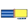 Handy Dandy Blue Stripes MAPBOOK