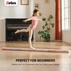 ZELUS 8 ft Folding Balance Beam, Foldable Floor Gymnastics Balance