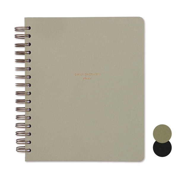 Daily Productivity Planner with Monthly View - Large 3-Month Dashboard