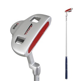 Junior Golf Putter Stainless Steel Kids Putter Right Handed for Kids Ages 6-8(Red Head+Blue Grip, 27inch,Age 6-8)