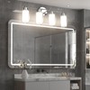 Aipsun 4 Lights Bathroom Light Fixture Chrome Vanity Lights Up