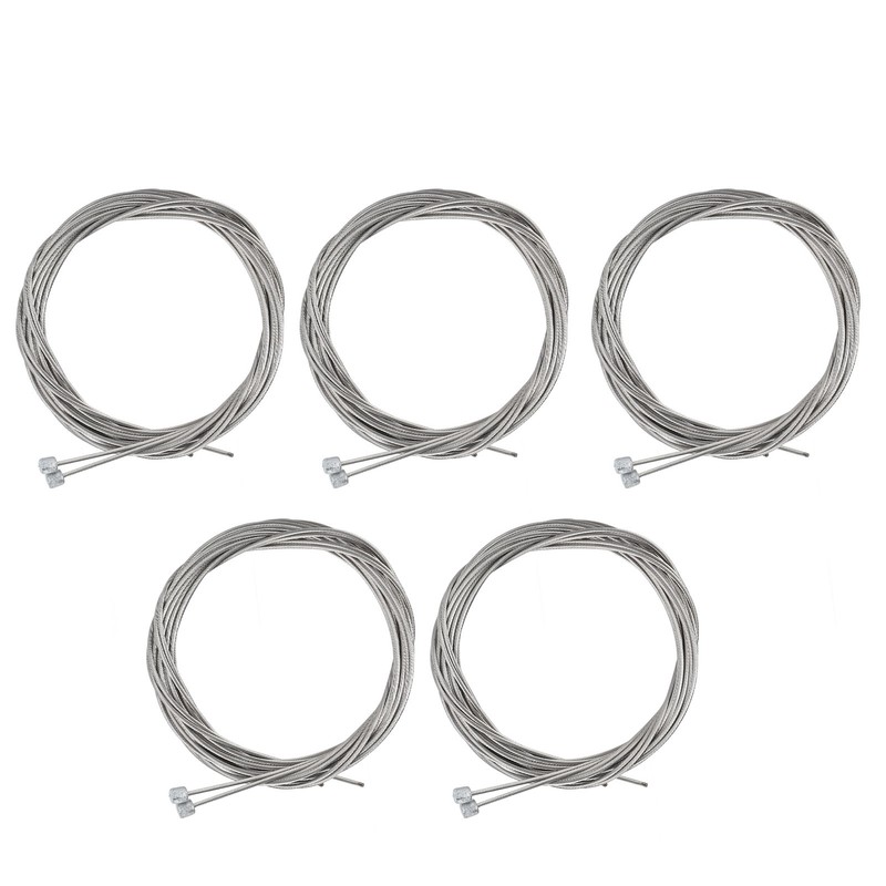 10Pcs Bike Shifter Cable Stainless Steel Rustproof Bicycle Gear Cable