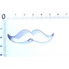 Moustache Sugarcraft Cutter - Stainless Steel - Small 44 x