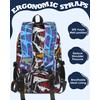 School Backpack for Boys Baseball Bookbag for Kids Ages 6-8