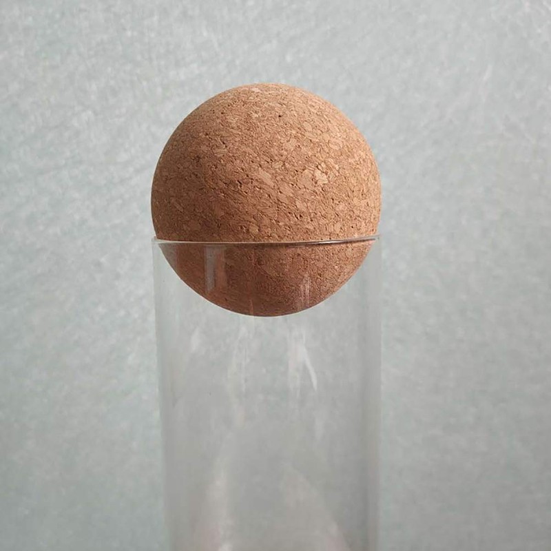 UUYYEO 2 Pcs Wooden Wine Cork Ball Stopper Plugs for