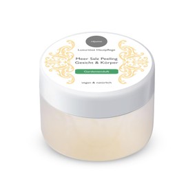 Salt Scrub for Face and Body for Gentle and Smooth Skin Against Blemishes (Gardenia)