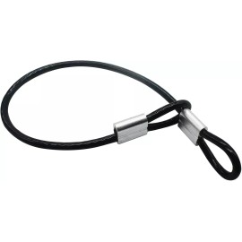 Floyutin 10 pcs 2 mm Vinyl Coated Stainless Steel Cable 2mm(T) X 12 in(L) 10PCS, Black