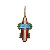 Do not Disturb Welcome Hawaii Surfboard Door Knob Hanger Aloha