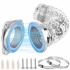 Magnetic Dryer Vent Coupling Kit, Quick Connect Aluminium Alloy DV180
