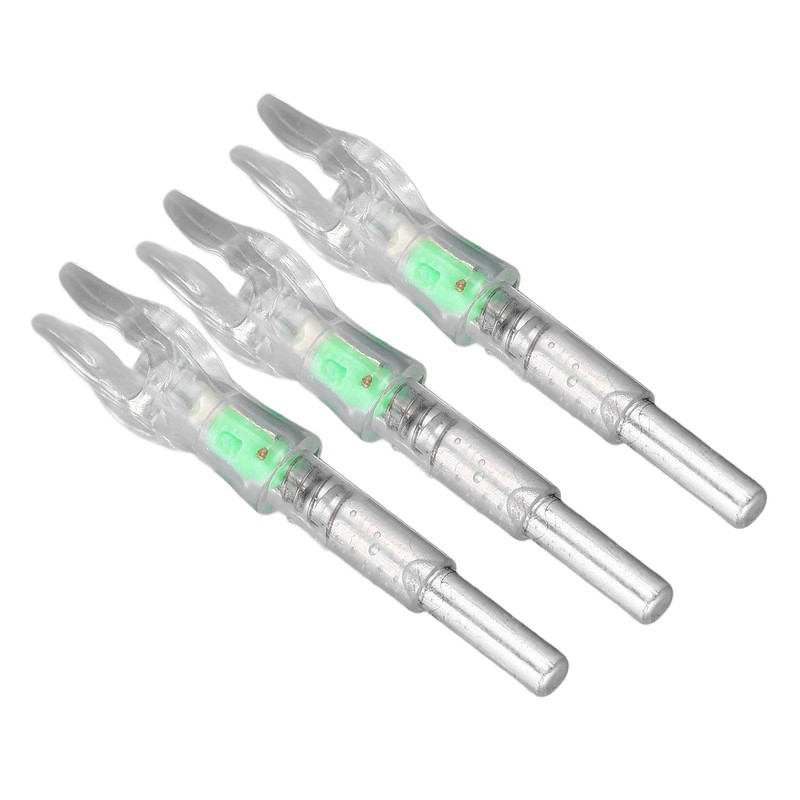 3PCS Lighted Nocks for Arrows Plastic Auto Lighting Archery Arrow