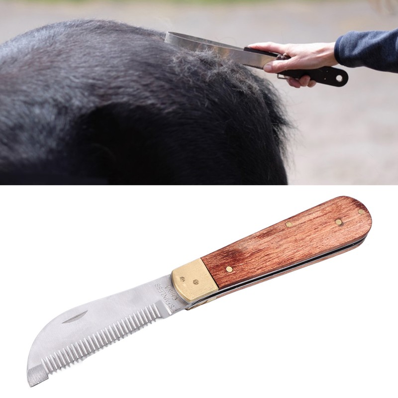 Horse Grooming Stripping Knife Professional Efficient Safe Remove Old Hair