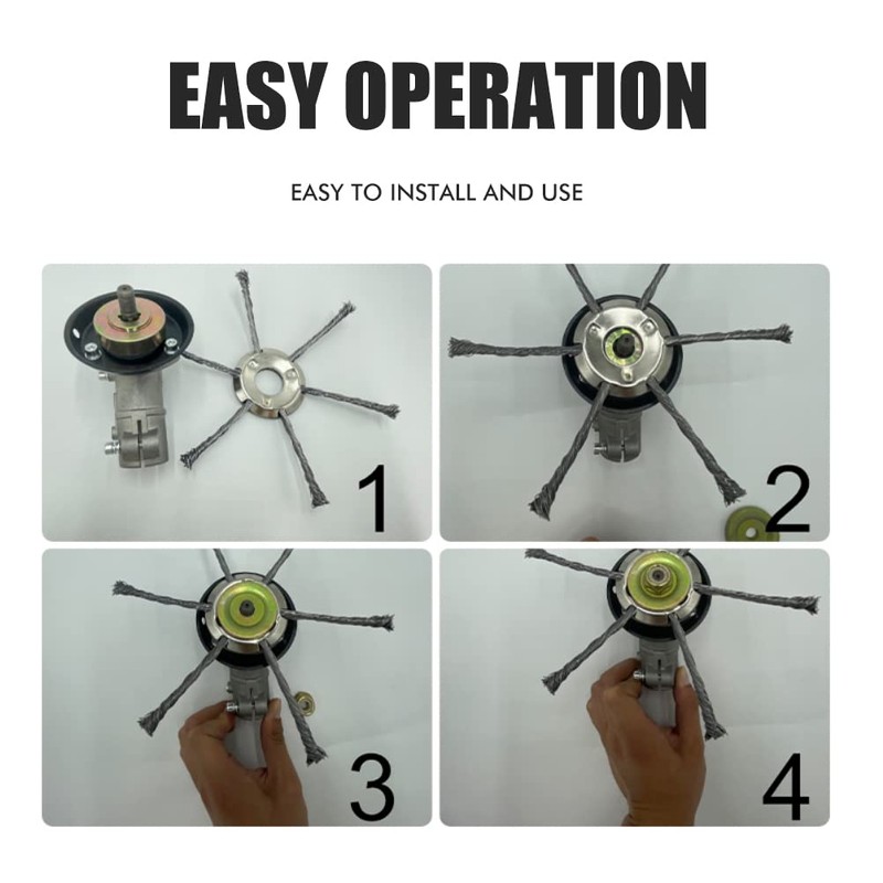 Grass Trimmer Router Head, Steel Wire Grass Trimmer Head, Grass