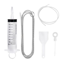 5 Pcs Refrigerator Scrub Brush Set, Fridge Drain Hole Cleaning Device Tool Kit,Universal Drain Pipe Cleaning Brush Flexible Feeding Tube Cleaning Brush for Home Kitchen Refrigerator Cleaning