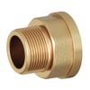 Adapter 3/4" Male x 1 “ Female Threaded Brass Construction