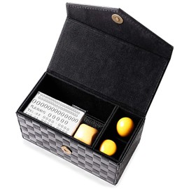 Möbius [Good Auspicious Checkerboard Pattern / Seal Case Series] Bulk Storage (Real Seal Bank, Square Seal, Address Mark, Etc.) 2 to 4 Sticks + Rubber Stamp Corporation No. 02