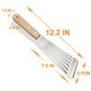 Couicgu Fish Spatula Stainless Steel - Professional Slotted spatula with