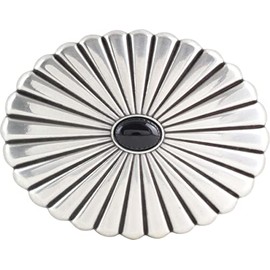 BELTINGER Antony Belt Buckle 4.0 cm | Buckle Interchangeable Buckle Belt Buckle 40 mm Solid | Interchangeable Belt up to 4 cm, Silver / black