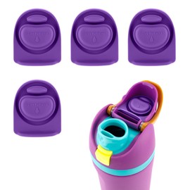 4pcs Replacement Stopper Compatible with Owala FreeSip 24oz 32oz 40oz, BPA-Free Silicone Water Bottle Lid Gaskets Replacement for Owala 16/24/32/40oz Bottle Mouth Cap Stopper Seal Parts Accessories