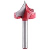 V-Groove Router Bit Set, Akozon V-Nut Milling Cutter 6 mm